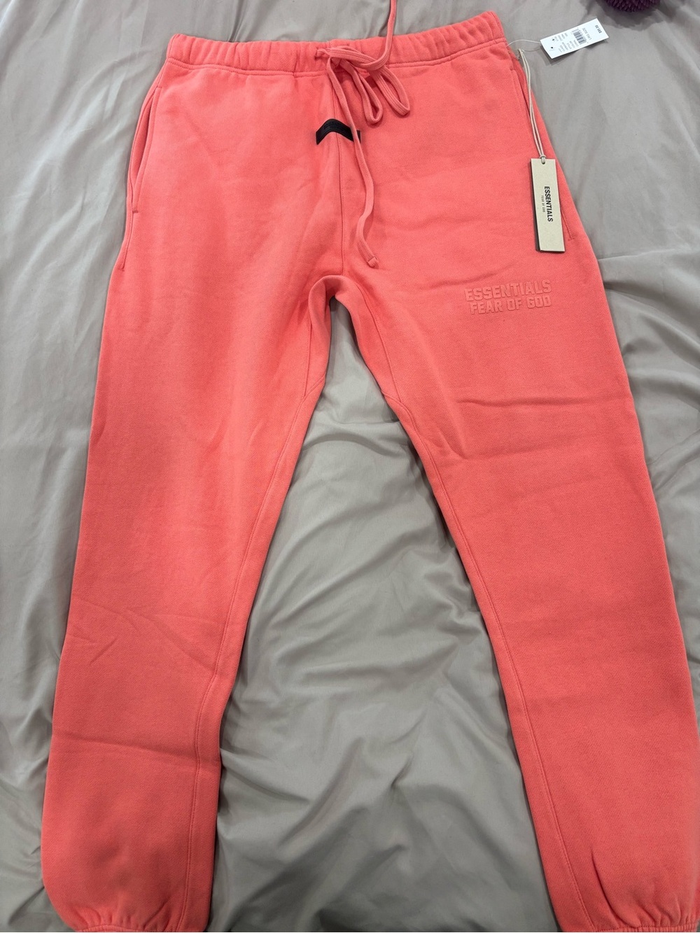 Fear of God Essentials Sweatpants “Coral” , 2022 release